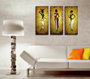 Wallity UC024 Lienzo Decorativo Multicolor (Tríptico de 3 Piezas)